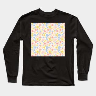 FUN AND BRIGHT DREAMY FLORALS Long Sleeve T-Shirt